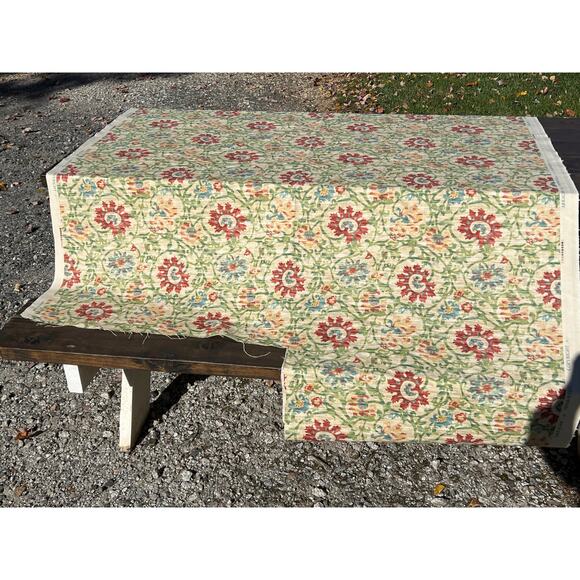 Vintage Upholstery Fabric Jacquard Persian Arracan by Monkwell 59x54"+ - Picture 2 of 7